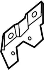 809523JA0A - Body: Door Trim Panel Bracket for INFINITI: JX35, QX60 Image