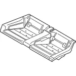 FR3Z6363840B - Body: Seat Cushion Pad for Ford: Mustang Image