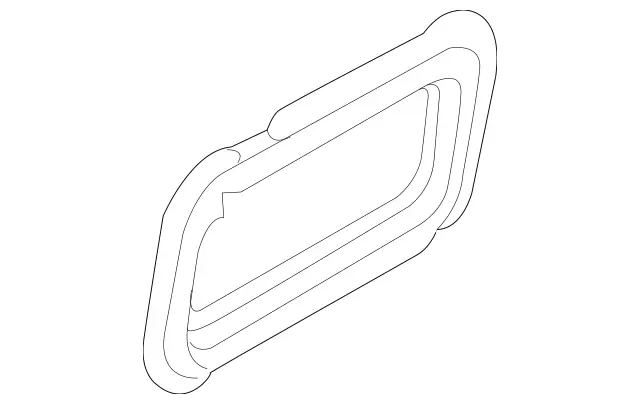 2058301803 - Heating and Ventilation: Sealing Frame for Mercedes-Benz: AMG GT 43, AMG GT 53, AMG GT 63, AMG GT 63 S, AMG GT 63 S E Performance, C300, C350e, C400, C43 AMG, C450 AMG, C63 AMG, C63 AMG S, CLS450, CLS53 AMG, E300, E350, E400, E43 AMG, E450, E53 AMG, E63 AMG S, G500, G550, G580, G63 4x4 Squared AMG, G63 AMG, GLC300, GLC43 AMG, GLC63 AMG, GLC63 AMG S Image image