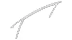 1777252200 - : Window Guide Rail for Mercedes-Benz Image