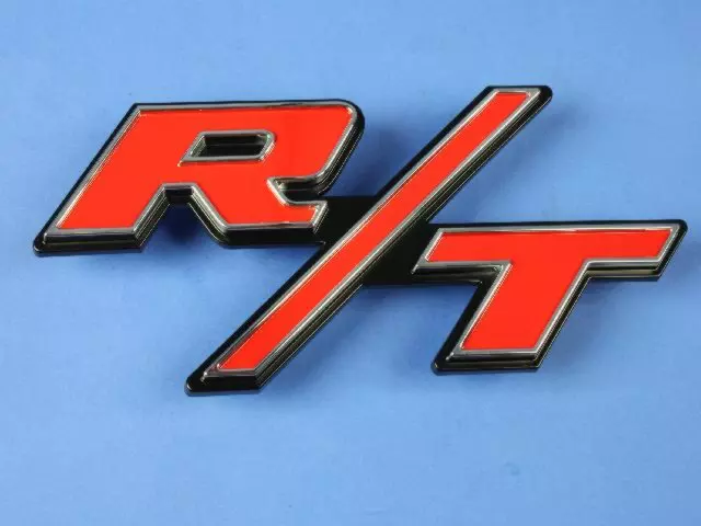 4806324AA - Exterior Ornamentation: R/t Nameplate for Chrysler: 300 | Dodge: Charger, Magnum Image