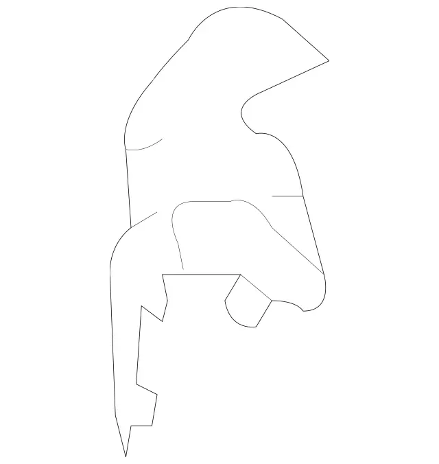 2196200214 - Cowl, Front Panel: Holder for Mercedes-Benz: CLS500, CLS55 AMG, CLS550, CLS63 AMG Image image