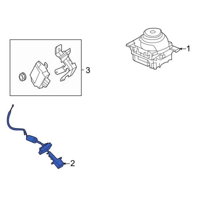 KT4Z7D246N - Body: Cable for Ford: Edge | Lincoln: Nautilus Image