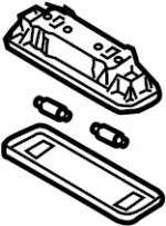 26460AR002 - Body: Reading Lmp Assembly for Infiniti Image