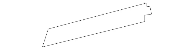 4636929901 - Interior Trim/Exterior Detachable Parts: Retaining Strip for Mercedes-Benz: G500, G550, G580, G63 4x4 Squared AMG, G63 AMG Image image