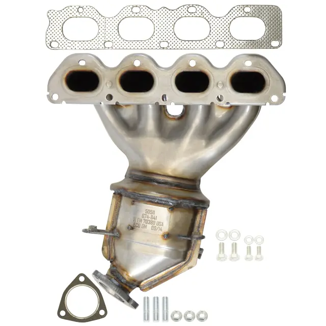 641449 - Exhaust: Federal / EPA Catalytic Converter - Direct Fit w/ Integrated Manifold for AP Exhaust Image
