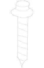 1409900017 - : Screw for Mercedes-Benz Image