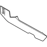 FL3Z1504608CG - Body: Side Trim for Ford: F-150 Image