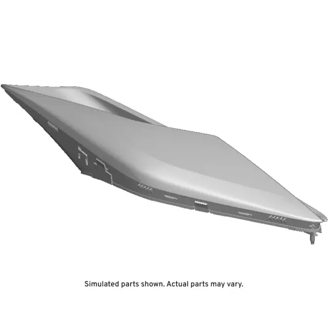 Carbon Flash Metallic Passenger Side Quarter Panel Air Scoop - GM (22898851)