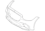 22388511019999 - Body: Bumper Cover for Mercedes-Benz Image
