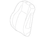 20491006939D88 - Body: Seat Back Cover for Mercedes-Benz Image
