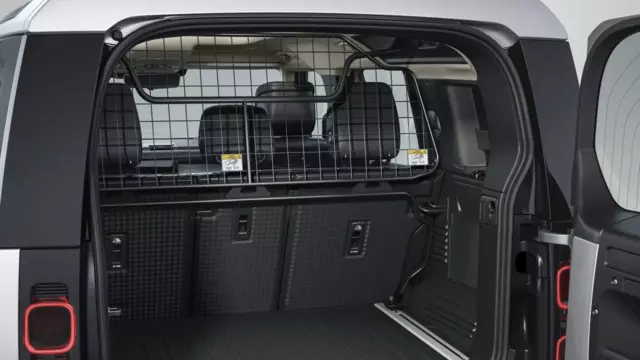 VPL0ES0612 - Cargo Management: Loadspace Partition, Half Height, 110 for Land Rover: Defender 110, Defender 90 Image