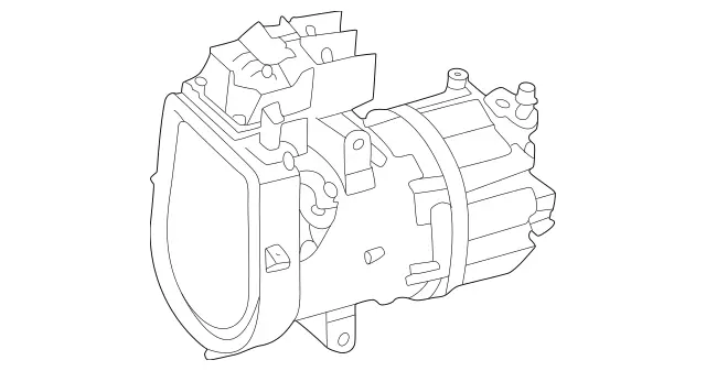 8304205 - : Refrigerant Compressor for Mercedes-Benz Image