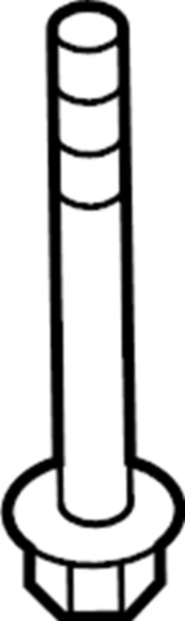 544595VS0A - : Engine Cradle Mount Bolt for Infiniti Image