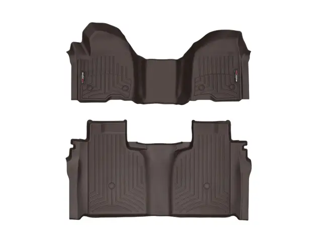 47149114714363 - Accessories: Front &amp; Rear Cocoa FloorLiner™ DigitalFit® for WeatherTech Image