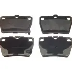 MX1051 - : ThermoQuiet Rear Disc Brake Pad Set Semi-Metallic for WAGNER BRAKE Image