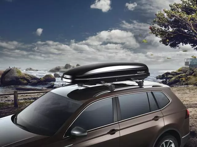 Cargo Box Carrier Attachment - Gloss Black - Volkswagen (000-071-200-AD)