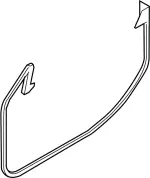 80831CR900 - : Door Weather-Strip for INFINITI: M45 Image