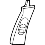 1L2Z7824347AAB - Body: Upper Center Pillar Trim for Ford: Explorer | Mercury: Mountaineer Image