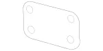 9063150221 - : Trailer Hitch Plate for Mercedes-Benz Image