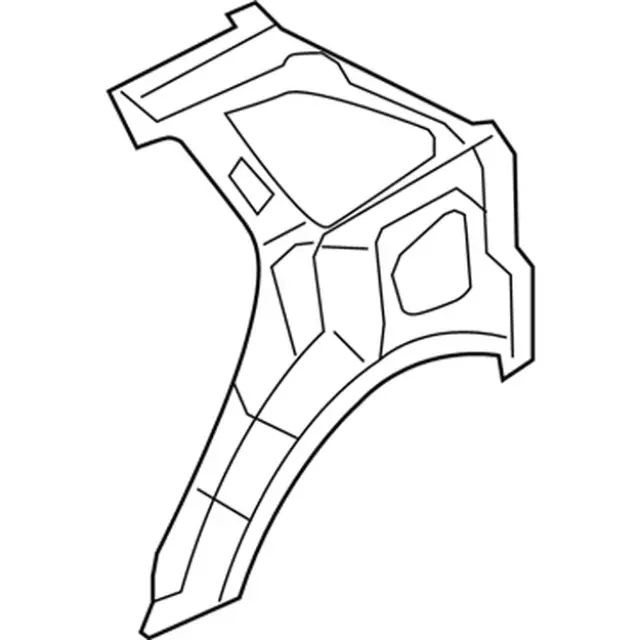 BT4Z7827864A - Body: Inner Quarter Panel for Ford: Edge | Lincoln: MKX Image