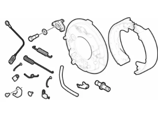 FC4Z2598B - : Brake Assembly Parking for Ford Image