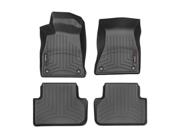 449371449073 - Accessories: Front &amp; Rear Black FloorLiner™ DigitalFit® for WeatherTech Image