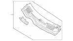 44783016019051 - Body: Cowl Vent Panel for Mercedes-Benz Image