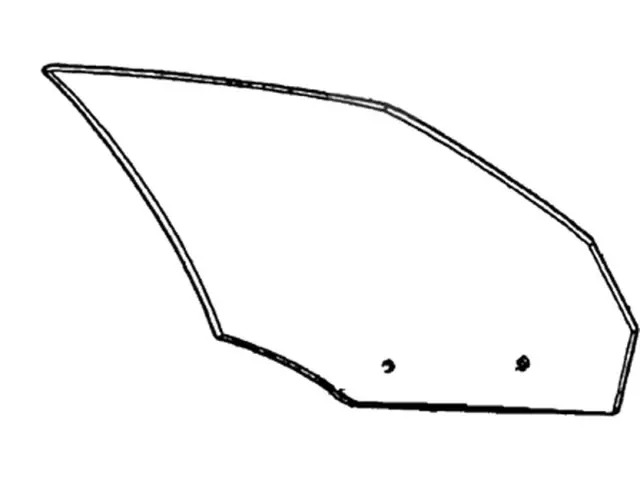 F6DZ5425713A - Body: Door Glass for Ford: Taurus Image