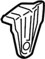 511501BA0A - Body: Tie Down Hook for INFINITI: EX35, EX37, FX35, FX37, FX50, G37, Q60, QX50, QX70 Image