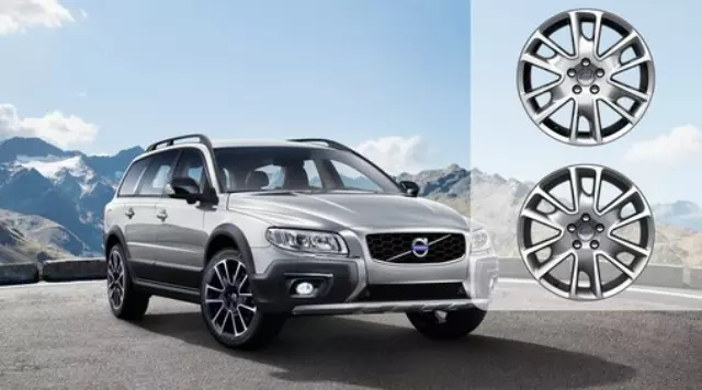 2007-2018 Volvo Aluminum Rim Freja 8 X 18in - Diamond cut/Dark Grey - Volvo (31414018)