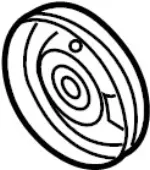 49132AD100 - : Pulley for INFINITI: I30, I35 Image