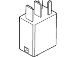 RLY1 - Electrical: Motorcraftâ„¢ Relay for Ford: EcoSport, Edge, Escape, Expedition, Explorer, F-150, F-250 Super Duty, F-350 Super Duty, F-450 Super Duty, Focus, Fusion, Mustang, Police Interceptor Sedan, Police Interceptor Utility, Police Responder Hybrid, Ranger, Special Service Police Sedan, SSV Plug-In Hybrid, Taurus | Lincoln: Continental, MKX, Nautilus, Navigator | Mercury: Mariner Image