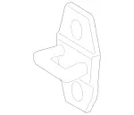 997230700 - Front Door: Lock Striker for Mercedes-Benz: AMG GT 43, AMG GT 53, AMG GT 55, AMG GT 63, AMG GT 63 Pro, AMG GT 63 S, AMG GT 63 S E Performance, CLS450, CLS53 AMG, E400, E450, E53 AMG, EQE 350, EQE 350+, EQE 500, EQE AMG, EQS 450, EQS 450+, EQS 580, EQS AMG, SL43 AMG, SL55 AMG, SL63 AMG, SL63 AMG S E Performance Image