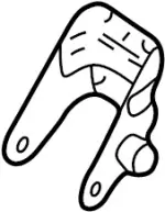 112744L801 - Engine: Mount Bracket for Infiniti Image