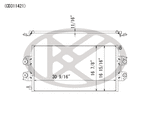 CD311421 - HVAC: Koyorad A/C Condenser for Koyo Image