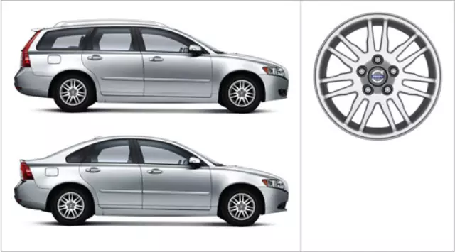 8698214 - : Aluminum Rim Acrux 6 X 15in - Silver Stone for Volvo Image