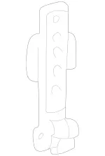 2108600088 - Electrical: Outer Belt Assembly Adjuster for Mercedes-Benz Image