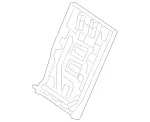1779205604 - Rear Seat Bench: Seat Backrest Frame for Mercedes-Benz Image