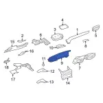 LB5Z78044D70BA - : Cluster Bezel for Ford: Explorer Image