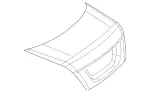 2167500775 - : Trunk Lid for Mercedes-Benz Image
