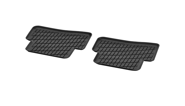 20668026049G33 - : All-Season Floor Mats Dynamic Squares, Rear for Mercedes-Benz Image