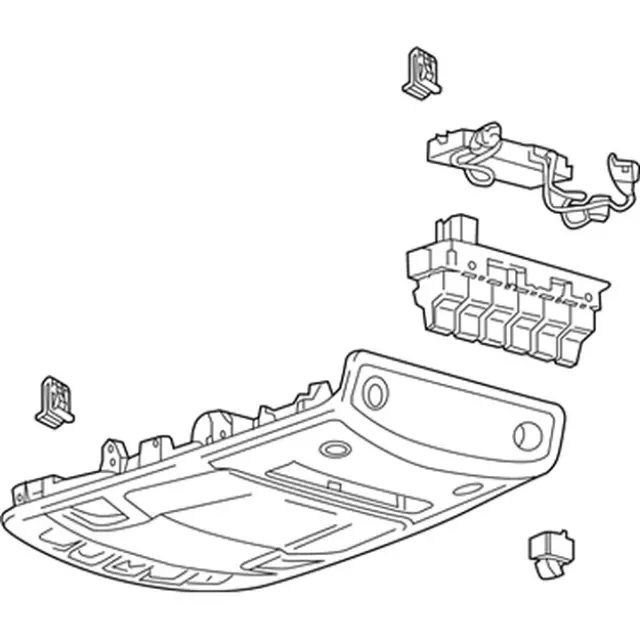 HC3Z28519A58LCJ - : Overhead Console for Ford Image