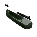 1UJ81KFPAJ - Doors, Door Mirrors and Related Parts: Exterior Door Handle, Left for Ram: 1500 Classic, 2500, 3500 Image