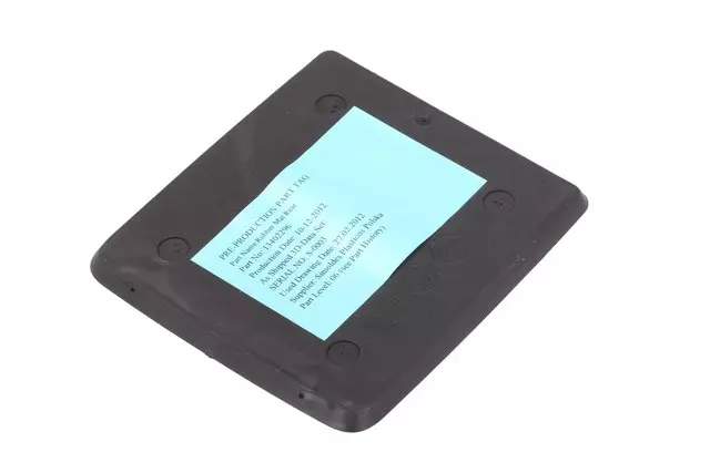 13402296 - : Jet Black Rear Floor Console Compartment Liner for Buick: Cascada Image