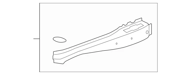 204630194064 - Front-End Assembly, Front Panel: Longitudinal Member for Mercedes-Benz: C250, C300, C350 Image image