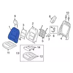 LJ6Z7864416AB - Body: Seat Back Cover for Ford: Escape Image