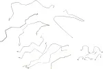 919024 - : Stainless Steel Preformed Brake Line Kit for Dorman Image