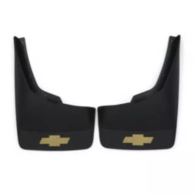 19170456 - Exterior: Splash Guards, Molded, Front Set for Chevrolet: Silverado 1500, Silverado 1500 Classic, Silverado 1500 HD, Silverado 1500 HD Classic, Silverado 2500, Silverado 2500 HD, Silverado 2500 HD Classic, Silverado 3500, Silverado 3500 Classic, Silverado 3500 HD Image