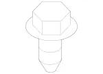 42 - Electrical Equipment and Instruments: Hexagon Head Bolt for Mercedes-Benz Image